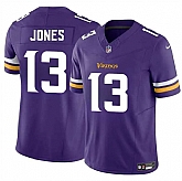 Men's Minnesota Vikings #13 Daniel Jones Purple 2024 F.U.S.E. Vapor Untouchable Limited Stitched Jersey,baseball caps,new era cap wholesale,wholesale hats